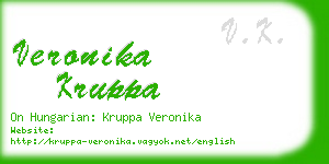 veronika kruppa business card